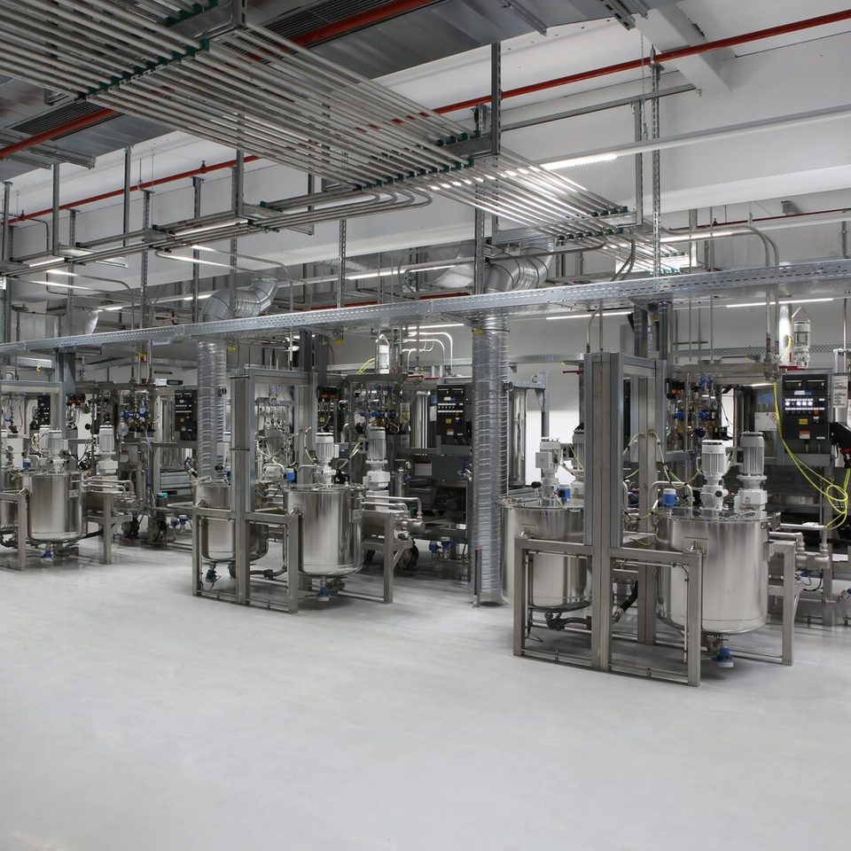 Paint mix room equipment at the GM CAMI assembly plant